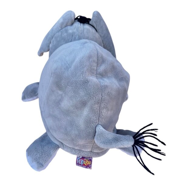 Flipazoo Plush Tiger To Elephant 2-In-1 Toy By Jay Play 17" Soft & Cuddly Kids - Picture 5 of 11